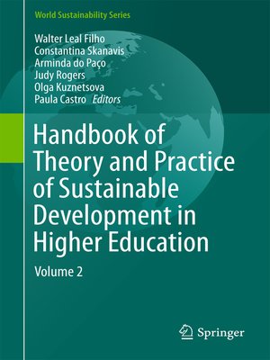 cover image of Handbook of Theory and Practice of Sustainable Development in Higher Education